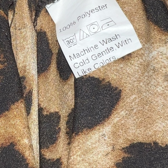 Shein Curve Leopard Print Midi Dress 4XL - Picture 9 of 9